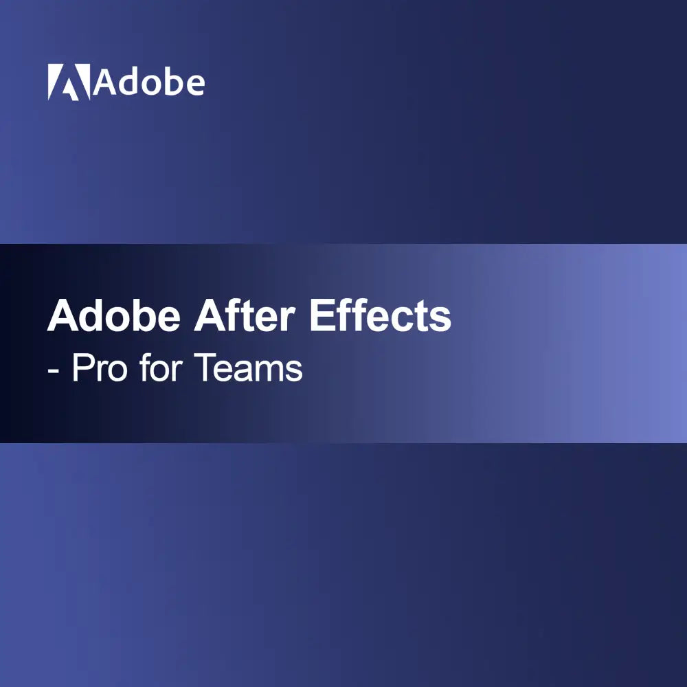 Adobe After Effects - Pro voor Teams