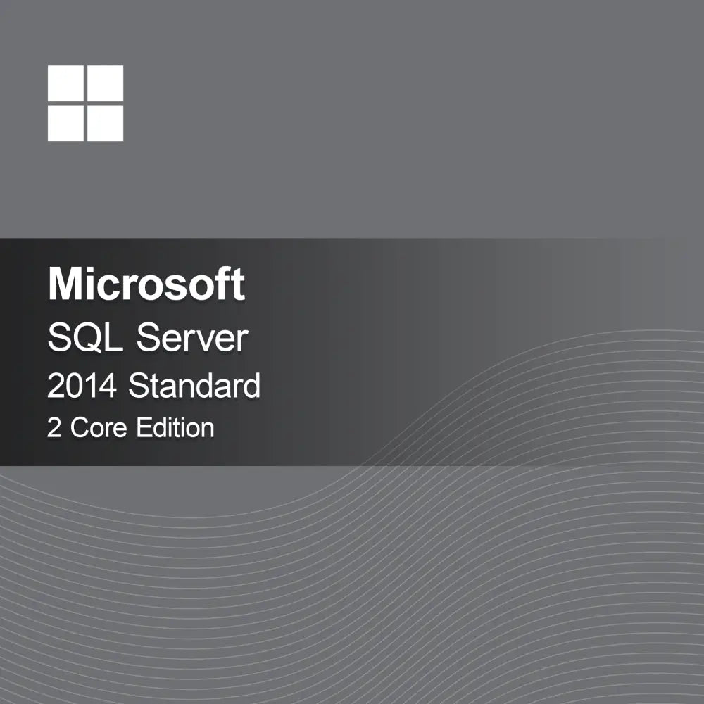Microsoft SQL Server 2014 Standard - 2 Core Editie