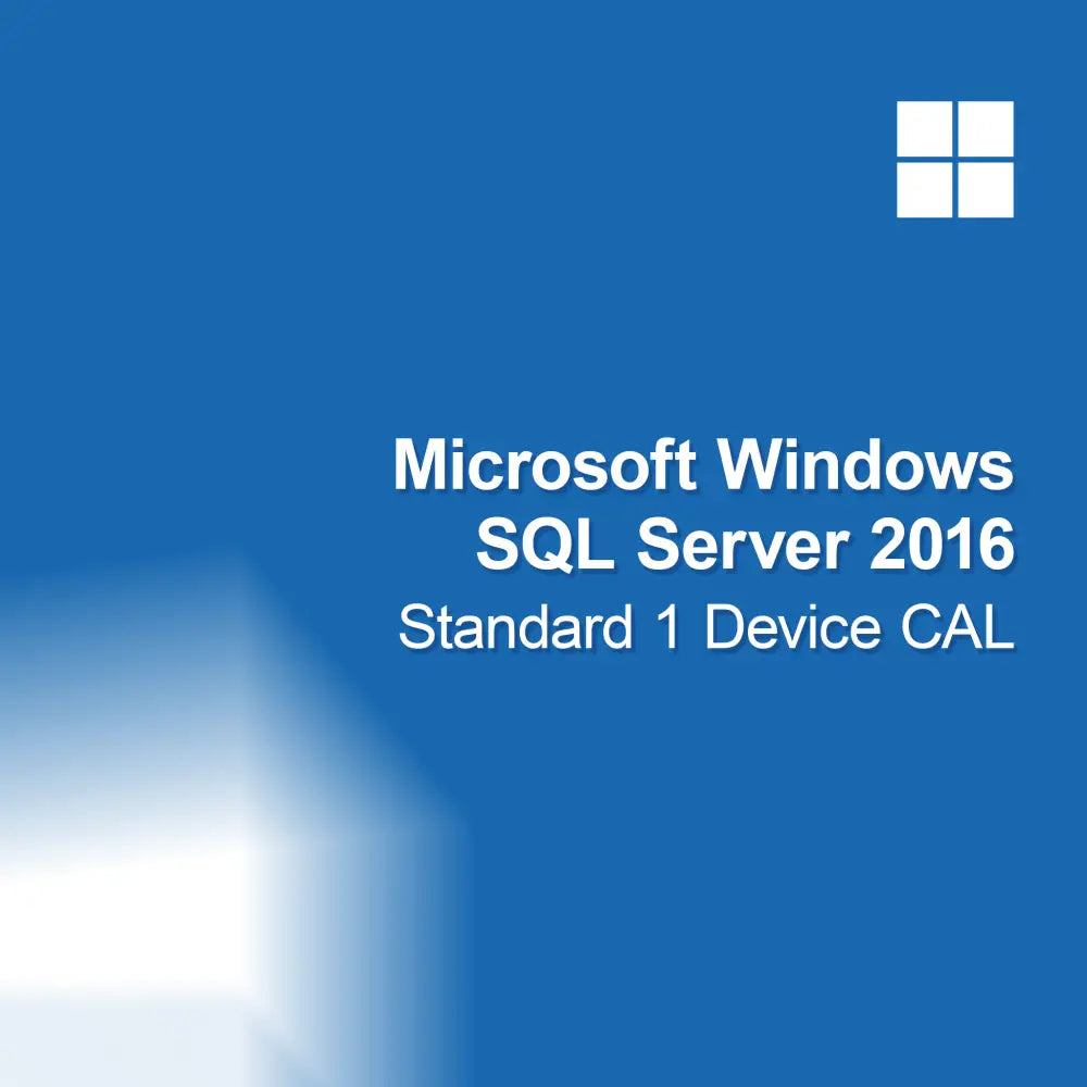 Microsoft SQL Server 2016 Standard 1 apparaat CAL