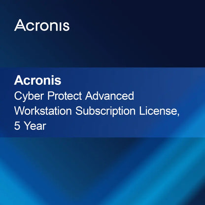 Acronis Cyber Protect Advanced Workstation Abonnementslicentie, 5 Jaar