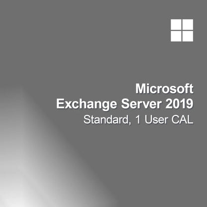 Microsoft Exchange Server 2019 Standard, 1 Gebruiker CAL