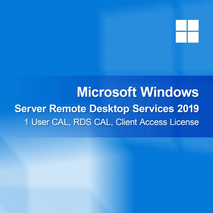 Microsoft Windows Server Remote Desktop Services 2019, 1 gebruiker CAL, RDS CAL, Client Access License